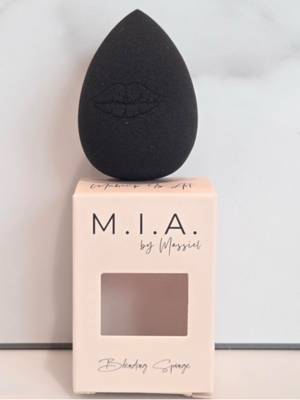 M.I.A. By Massiel Black Makeup Blending Sponge NEW! FULL SIZE!